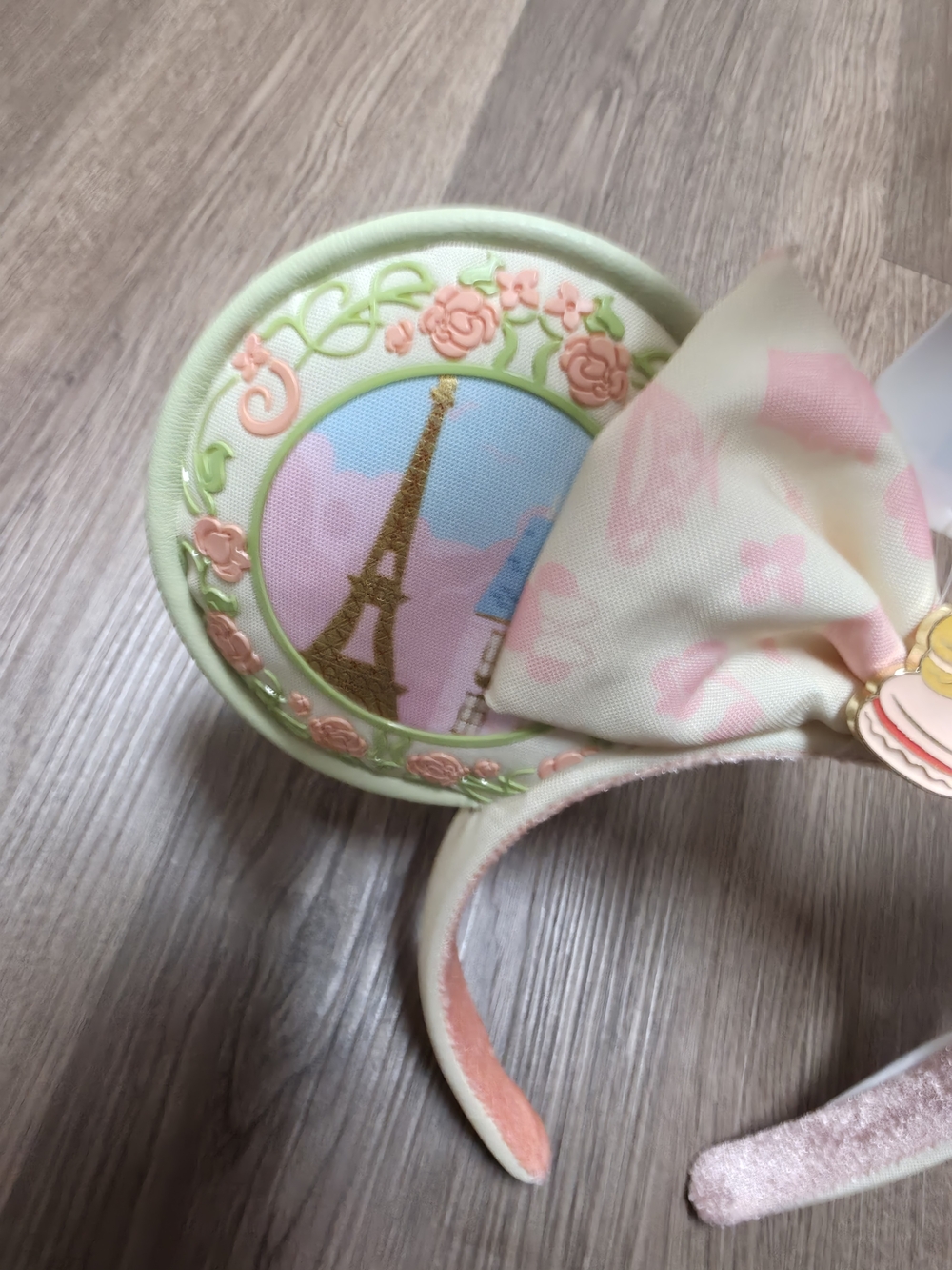 Macaron Themed Minnie Ear Headband - Pink & Mint - Picture 4 of 5